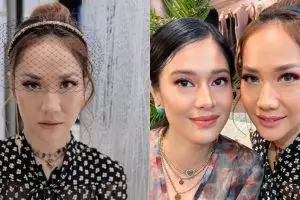 Bunga Citra Lestari foto bareng Dian Sastro, posenya mirip