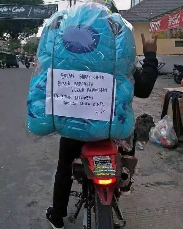 peringatan pengendara motor kocak abis © 2019 instagram.com