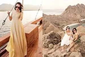 10 Potret Wika Salim liburan ke Labuan Bajo, gayanya jadi sorotan