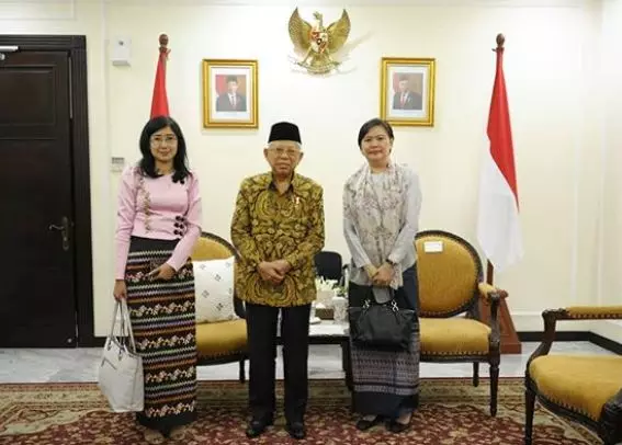 ma'ruf amin pakai celana panjang  Instagram ma'ruf amin pakai celana panjang  Instagram