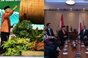 Biasa sarungan, ini 10 momen Ma'ruf Amin bercelana panjang