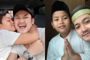 9 Momen kebersamaan Angga Wijaya dan anak Dewi Perssik, kompak