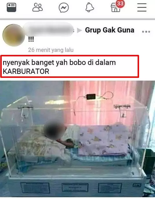 status medsos salah sebut benda © berbagai sumber