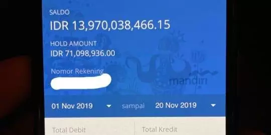 Isi saldo rekening Ajudan Pribadi ini bikin melongo Instagram 