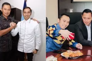 Foto lawas Ibas di unggahan Agus Yudhoyono ini manglingi