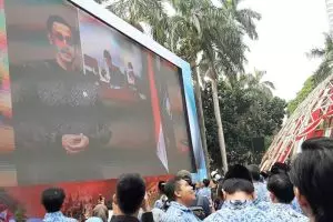 Peringati Hari Guru 2019, Nadiem Makarim pidato lewat video