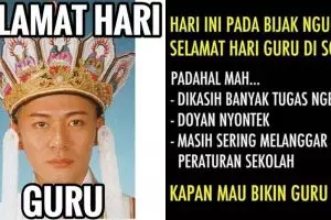 10 Meme lucu 'Hari Guru' ini bikin ngakak nostalgia
