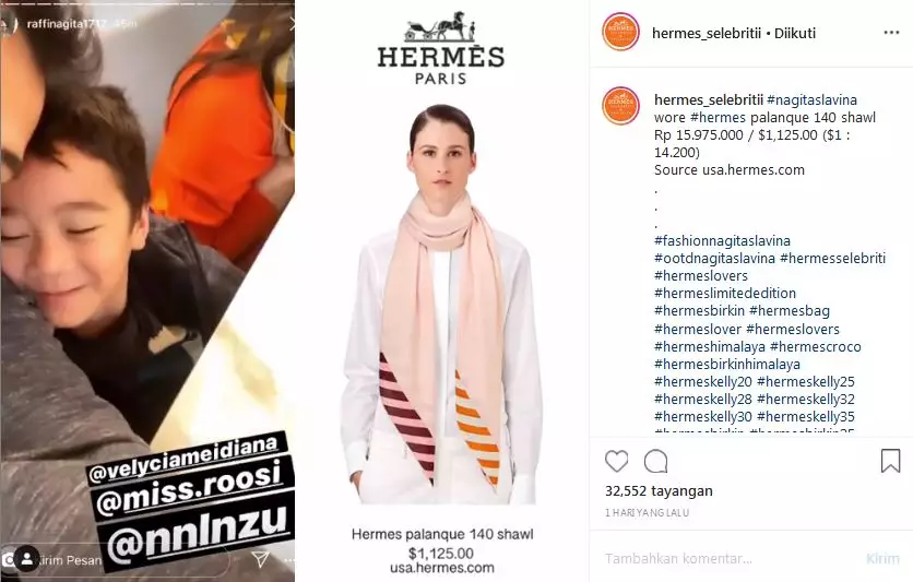 Instagram @raffinagita1717 Instagram @raffinagita1717