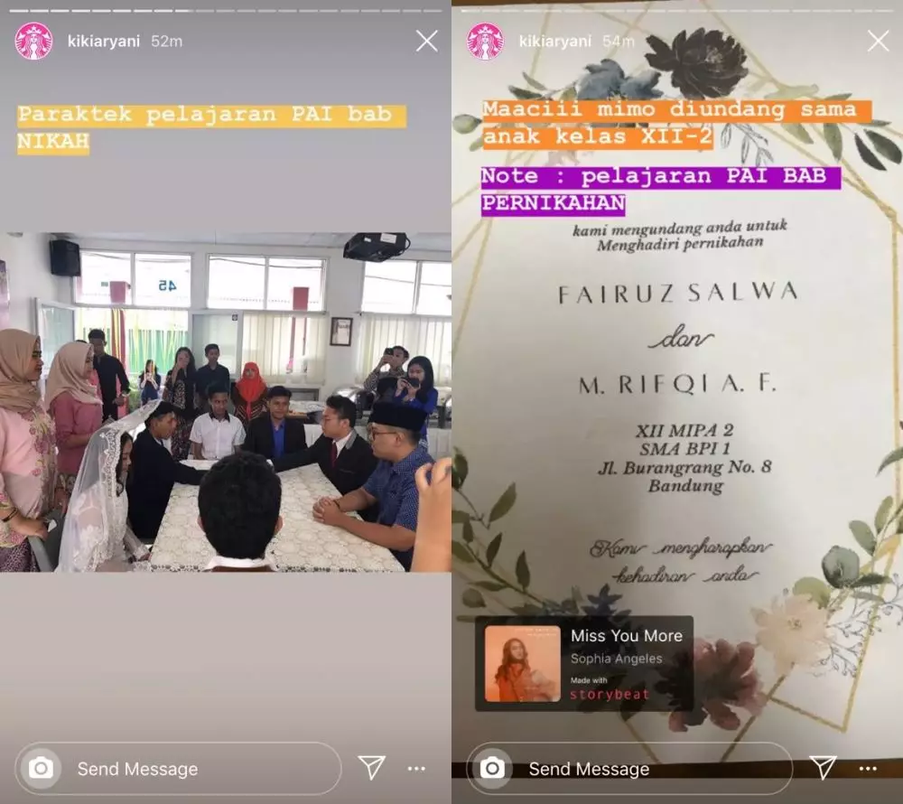 ujian praktik nikah niat banget © Twitter/@FerdhianBagas
