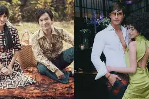 Potret 8 pasang seleb berdandan jadul ini nyentrik banget