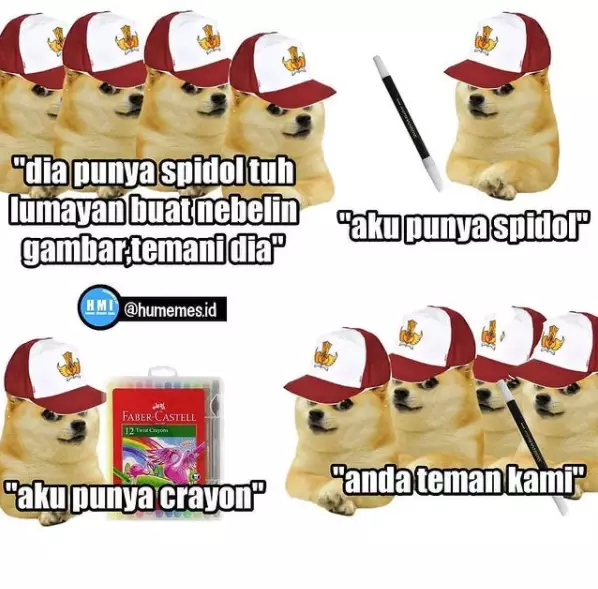 kata lucu bergambar terbaru © 2021 brilio.net