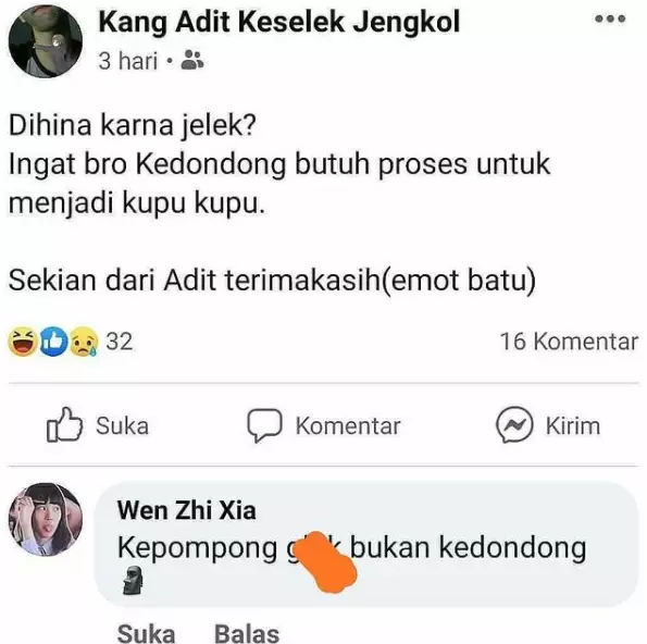 kata lucu bergambar terbaru © 2021 brilio.net