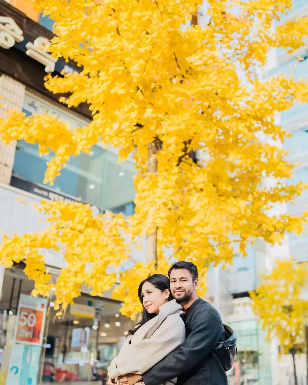 Momen liburan Raffi & Nagita di Korea © 2019 brilio.net