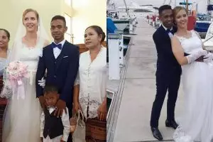 Viral pria asal Flores nikahi bule Prancis cantik, bikin iri