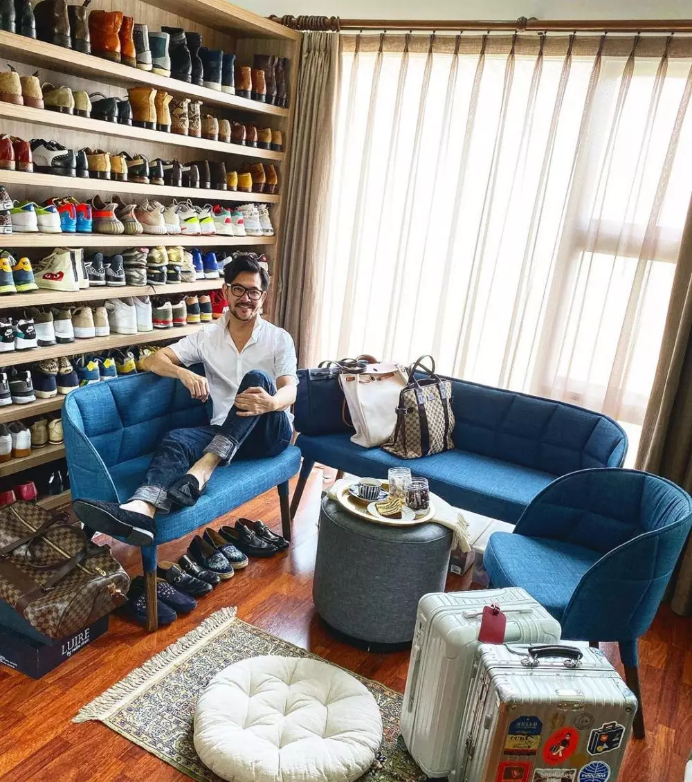 Penampakan walk in closet seleb ganteng Instagram  Penampakan walk in closet seleb ganteng Instagram