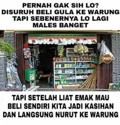 meme disuruh emak belanja © berbagai sumber