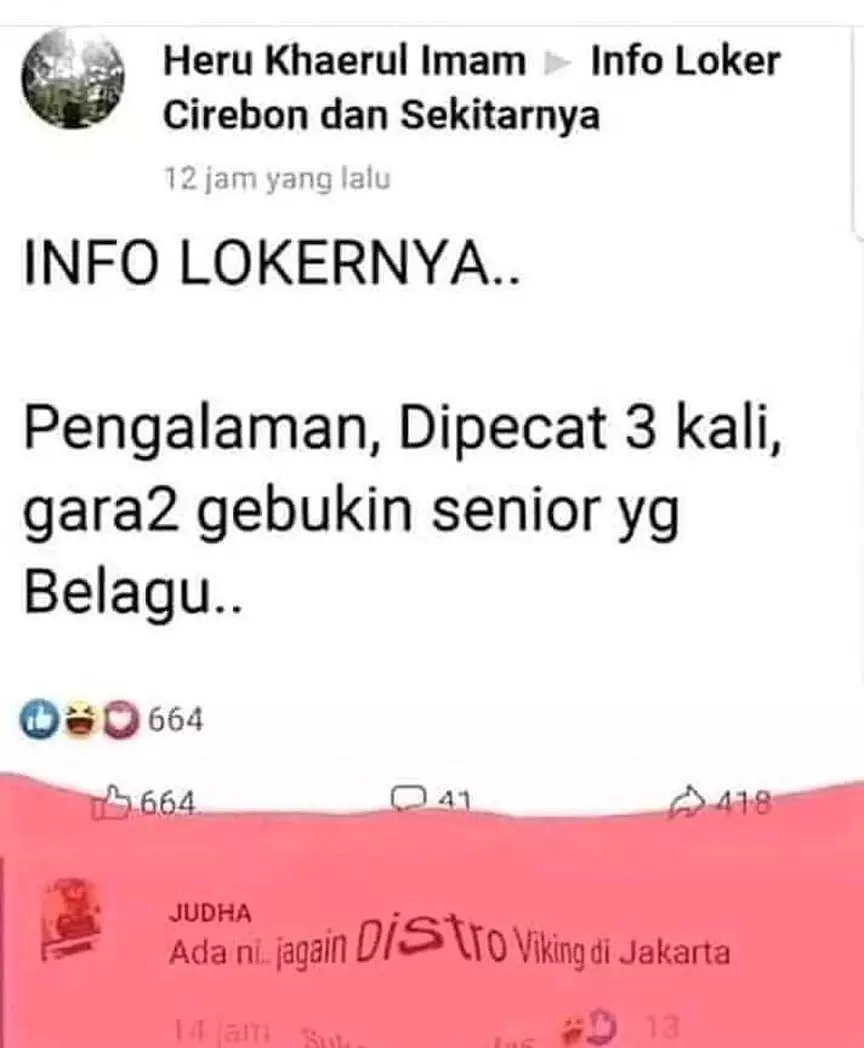 status medsos pekerjaan idaman tawa pecah © berbagai sumber