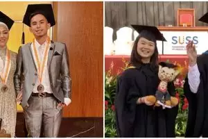 Deretan seleb ini sama-sama diwisuda bareng pasangan, so sweet