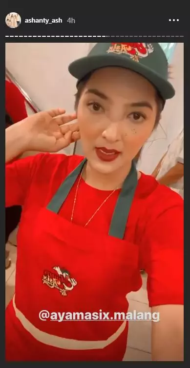 Aktivitas Ashanty  Instagram 