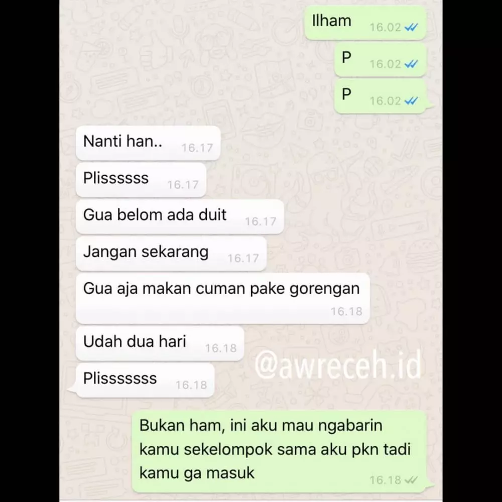 chat teman sekelas © 2019 brilio.net chat teman sekelas © 2019 brilio.net