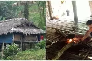 Hidup sebatang kara, bocah 10 tahun bertahan hidup di hutan