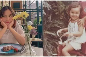 7 Potret masa kecil Safira Crespin, polos belum mengenal cinta