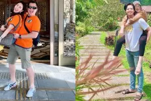 Sah suami-istri, gaya gendongan 8 pasang seleb jadi sorotan