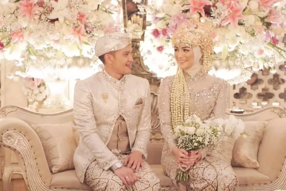 Ciki dan Rezky resepsi Instagram 