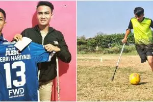 Viral kisah pesepak bola muda rela amputasi kaki karena cedera