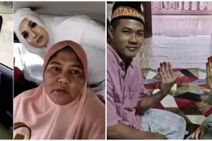 Mobil terjebak banjir, pengantin ini terpaksa tunda akad nikah