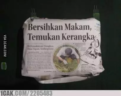 tulisan nyeleneh di bungkus makanan © 2019 1cak.com