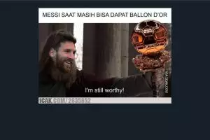 8 Meme lucu Ballon d'Or 2019 ini bikin asik cekikikan