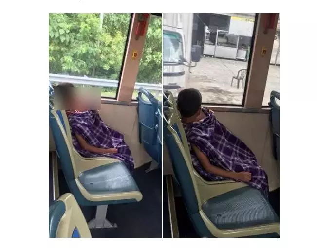 Tingkah anak kecil naik bis usai Facebook 