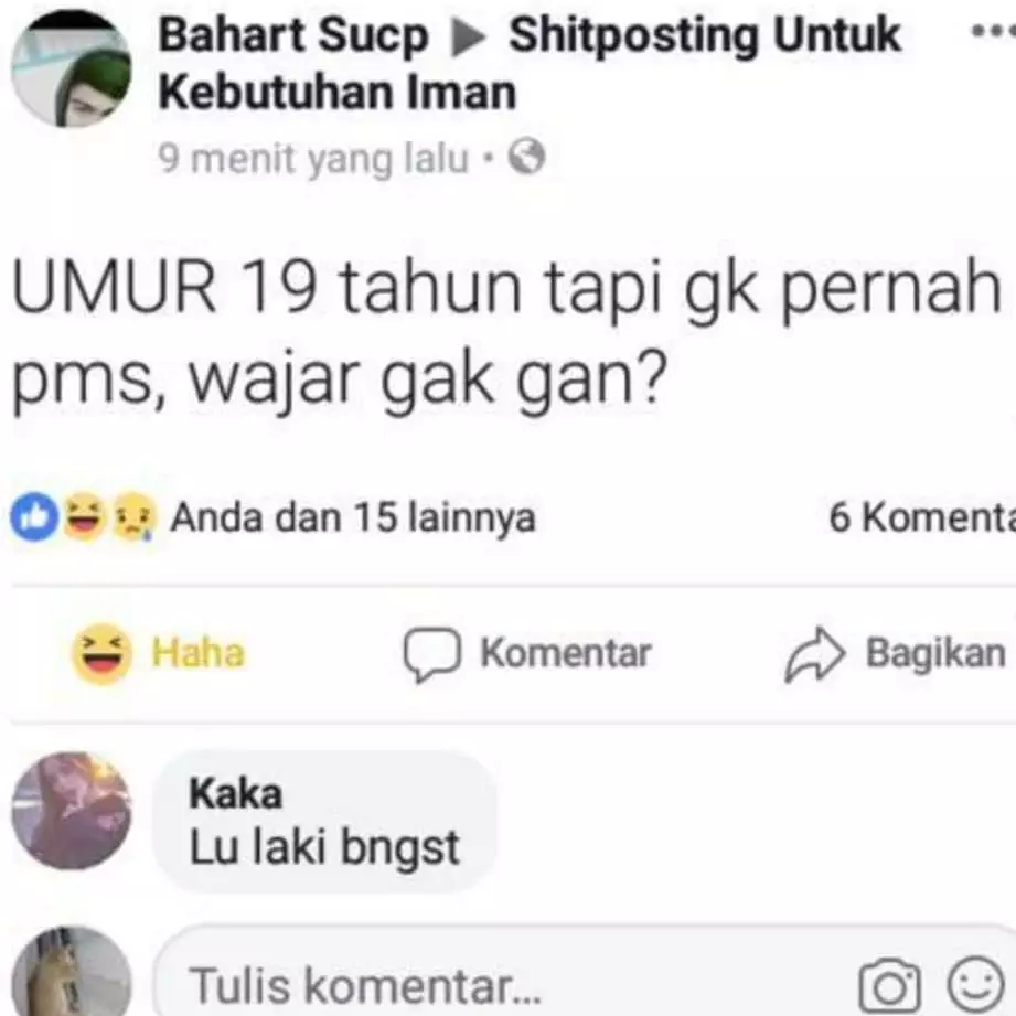 tanya jawab di grup Facebook lucu © 2019 instagram.com