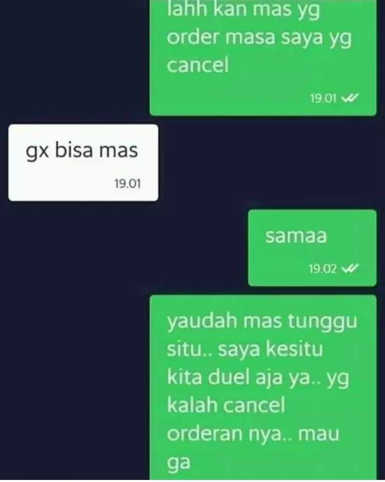 driver ojek online batal jemput © 2019 instagram.com driver ojek online batal jemput © 2019 instagram.com