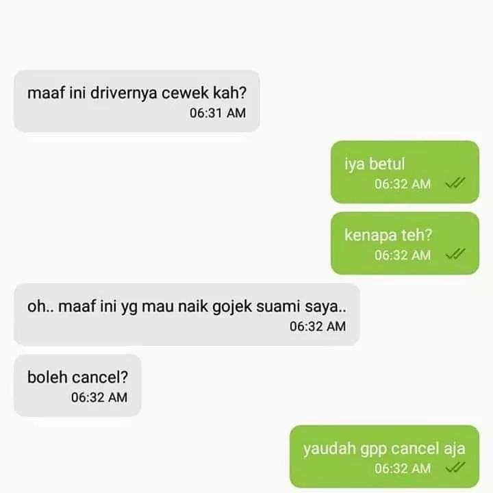 driver ojek online batal jemput © 2019 instagram.com driver ojek online batal jemput © 2019 instagram.com