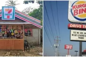 10 Pelesetan nama tempat usaha ini bikin pembeli tepuk jidat