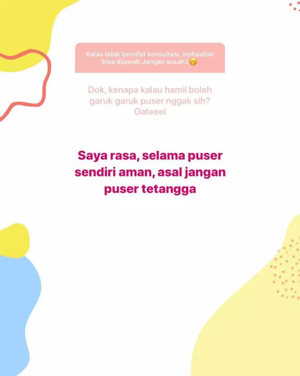 chat lucu tanya dokter jawab pasien © berbagai sumber