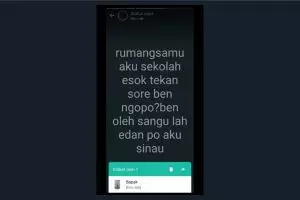 Saling sindir di WhatsApp, status medsos keluarga ini lucu abis