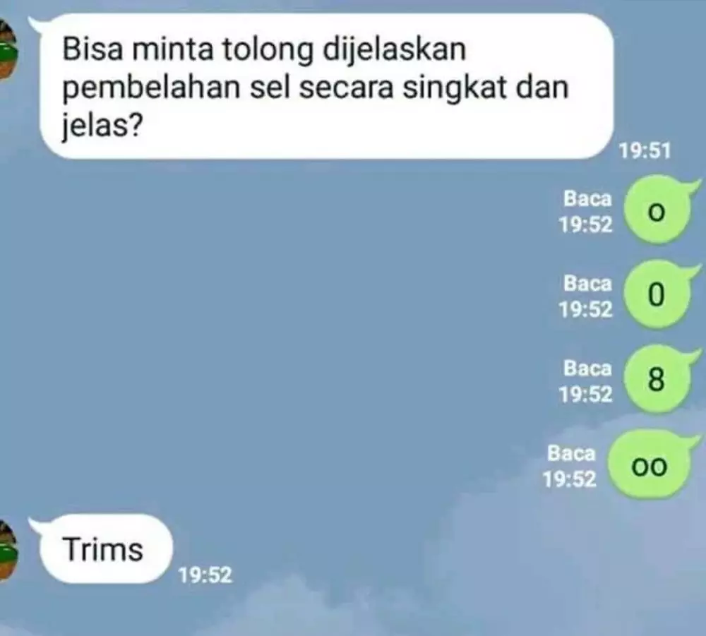 chat lucu guru ngerjain siswa © 2019 instagram.com