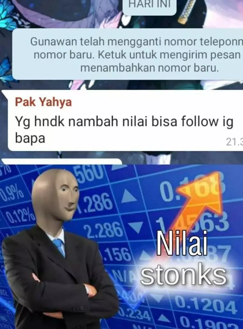 chat lucu guru ngerjain siswa © 2019 instagram.com