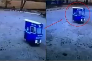 Heboh video gerobak mi ayam jalan sendiri, serem banget