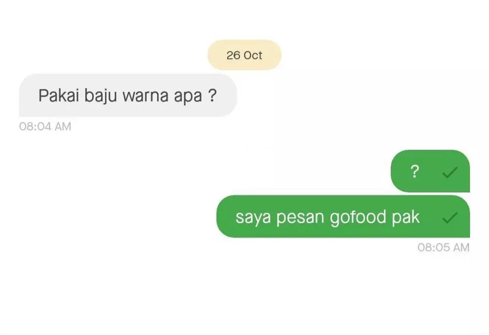 driver ojek online tanya posisi © berbagai sumber