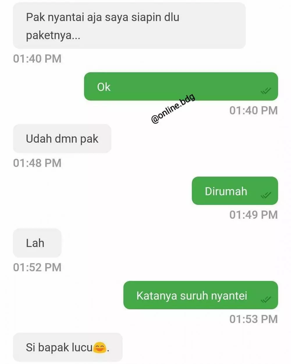 driver ojek online nurutin pelanggan © 2019 instagram.com driver ojek online nurutin pelanggan © 2019 instagram.com