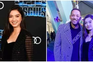 5 Momen Raline Shah di premiere Spies in Disguise, memesona
