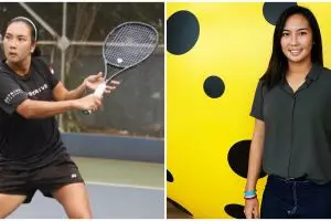 8 Gaya petenis Aldila Sutjiadi, peraih emas SEA Games 2019