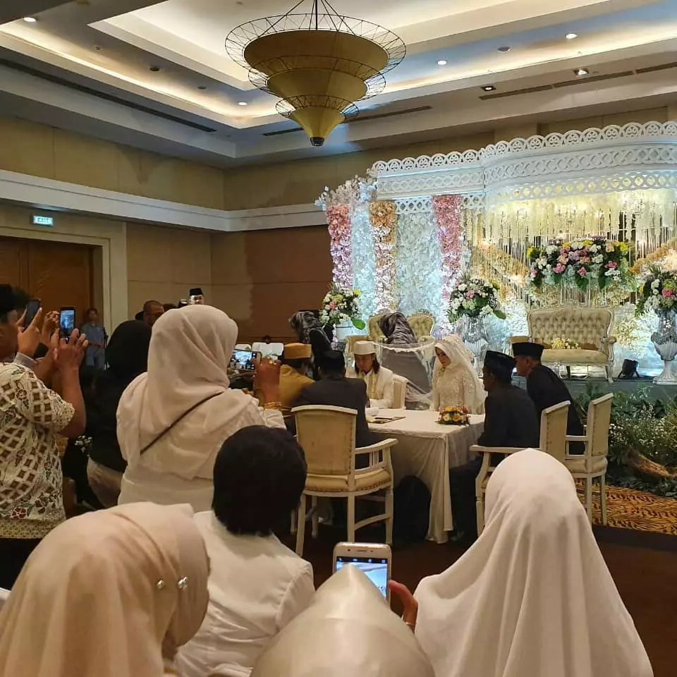 Momen pernikahan kedua Ade Jigo Instagram 