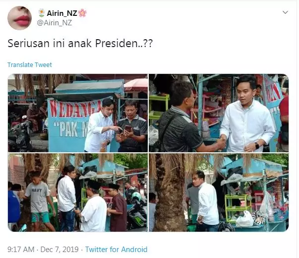 Respons Susi Pudjiastuti Gibran Instagram 