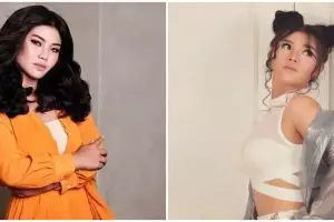 Rosa Meldianti tiru gaya Kylie Jenner, pinggangnya jadi sorotan