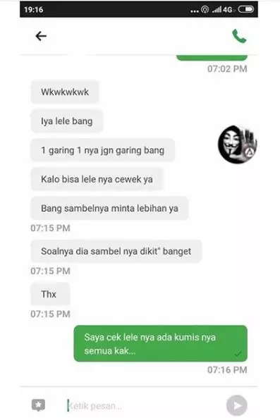 permintaan makanan pelanggan © 2019 brilio.net permintaan makanan pelanggan © 2019 brilio.net